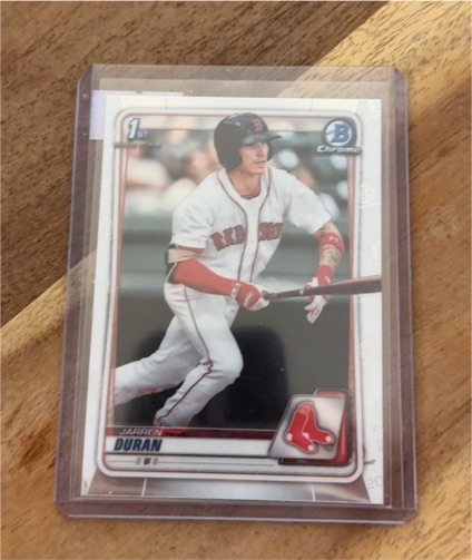 2020 Bowman Chrome #BCP-144 Jarren Duran — front