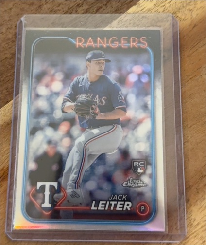 2024 Topps Chrome #111 Jack Leiter Rookie — front