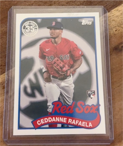 2024 Topps Series 1 1989 35th Anniversary #89B-72 Ceddanne Rafaela — front