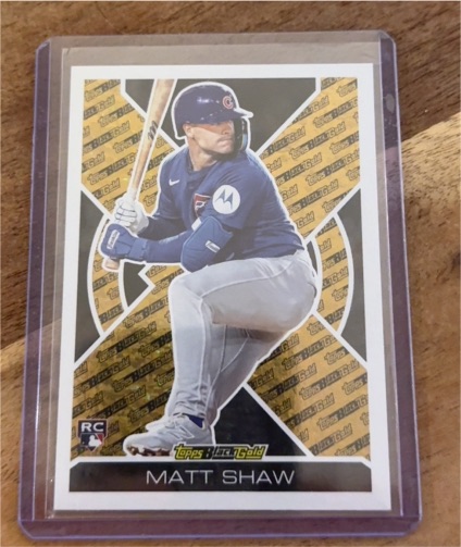 2025 Topps Update Black Gold #BG-7 Matt Shaw — front