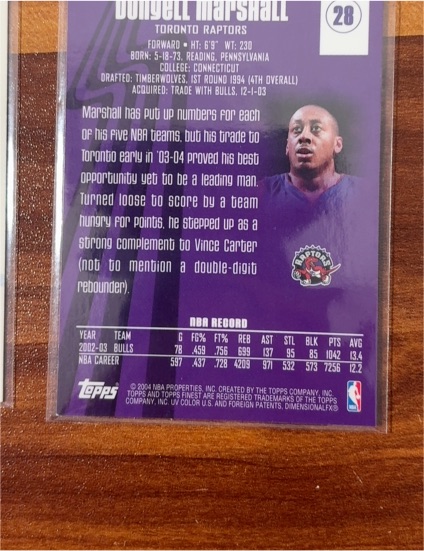 2004-05 Topps #28 Donyell Marshall — front