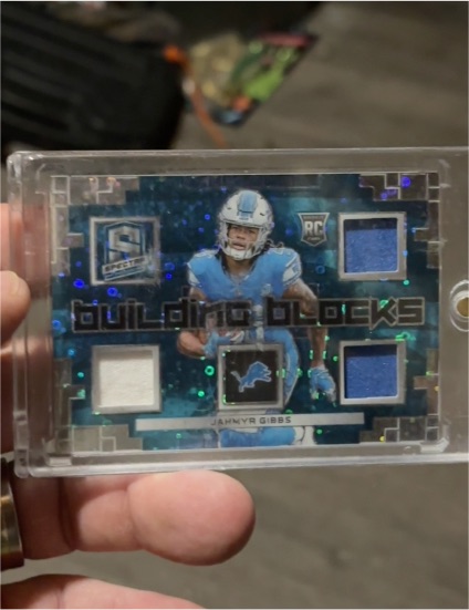 2023 Panini Spectra #BBL-JAG Jahmyr Gibbs — front