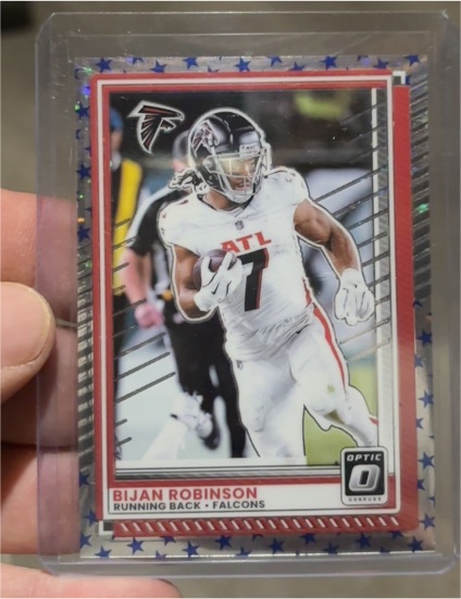 2025 Panini Donruss Optic #118 Bijan Robinson — front