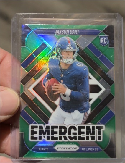 2025 Panini Prizm Emergent #6 Jaxson Dart — front