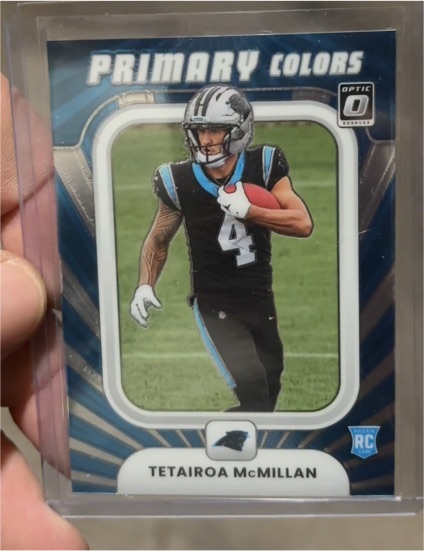 2025 Donruss Optic #7 Tetairoa McMillan Rookie Primary Colors — front
