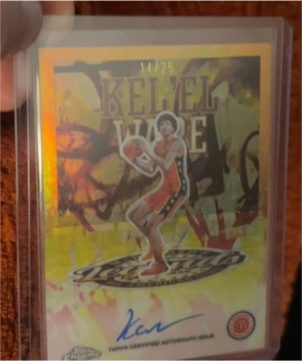 2025 Topps Chrome McDonald's #LA-KW Kel'el Ware — front