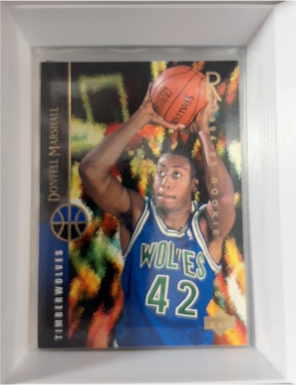 1994-95 Upper Deck #163 Donyell Marshall Minnesota Timberwolves Rookie — front