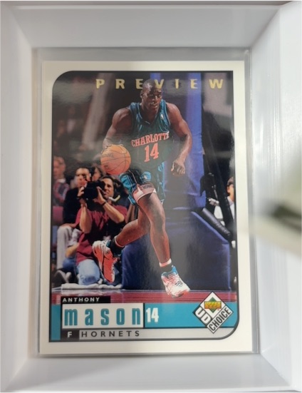 1998-99 Upper Deck UD Choice Preview #13 Anthony Mason — front