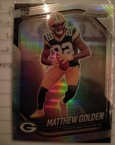 2025 Panini Prizm #326 Matthew Golden — front