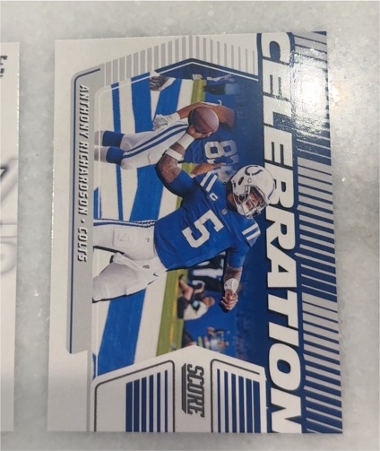 2025 Panini Score Celebration #C-ARI Anthony Richardson — front
