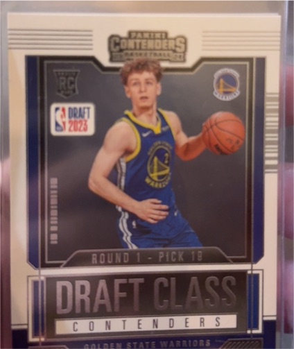 2023-24 Panini Contenders Draft Class #19 Brandin Podziemski — front