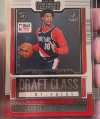 2023-24 Panini Contenders Draft Class #16 Scoot Henderson — front