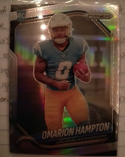 2025 Panini Prizm #355 Omarion Hampton — front