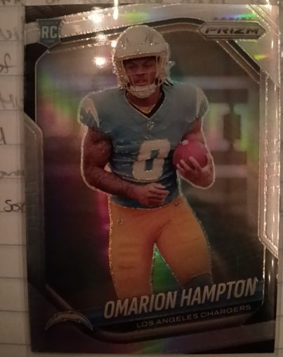 2025 Panini Prizm #355 Omarion Hampton — front