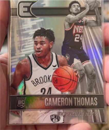 2021-22 Panini Chronicles Essentials #317 Cameron Thomas — front