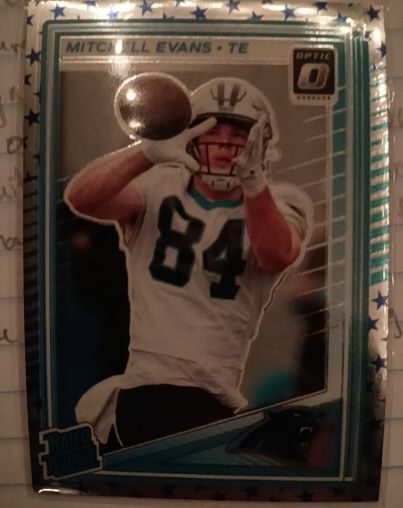 2025 Donruss Optic #254 Mitchell Evans — front