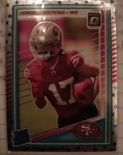 2025 Donruss Optic #356 Jordan Watkins — front