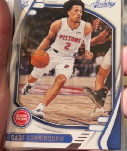 2021-22 Panini Chronicles Absolute #214 Cade Cunningham — front