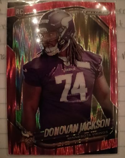 2025 Panini Prizm #358 Donovan Jackson — front