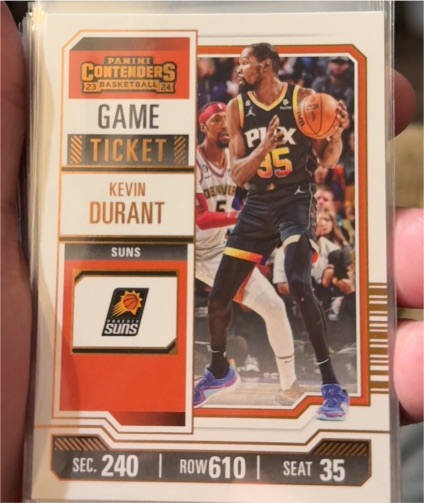 2023-24 Panini Contenders #87 Kevin Durant — front