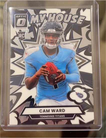 2025 Panini Donruss Optic My House #1 Cam Ward — front