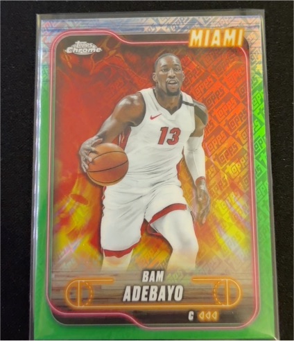 2024-25 Topps Chrome #33 Bam Adebayo — front