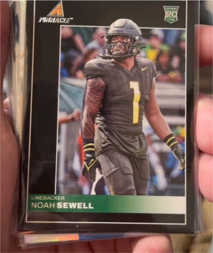2023 Panini Chronicles Draft Picks Pinnacle #21 Noah Sewell — front