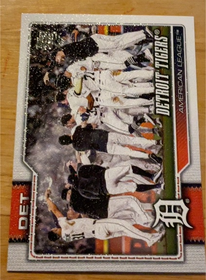 2026 Topps Series 1 #262 Detroit Tigers Team Card — front