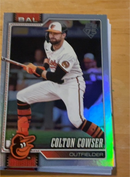 2026 Topps Series 1 #166 Colton Cowser — front