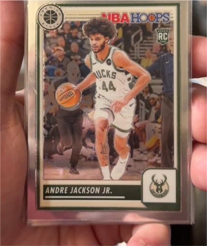 2023-24 Panini NBA Hoops Premium Stock #67 Andre Jackson Jr. — front