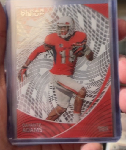 2023 Panini Chronicles Draft Picks Clear Vision #21 Davante Adams — front
