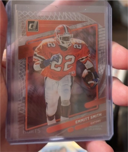 2023 Panini Chronicles Clearly Donruss Draft Picks #5 Emmitt Smith — front
