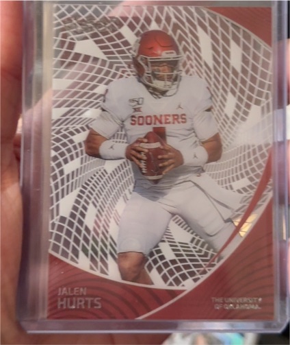 2023 Panini Chronicles Draft Picks Clear Vision #18 Jalen Hurts — front