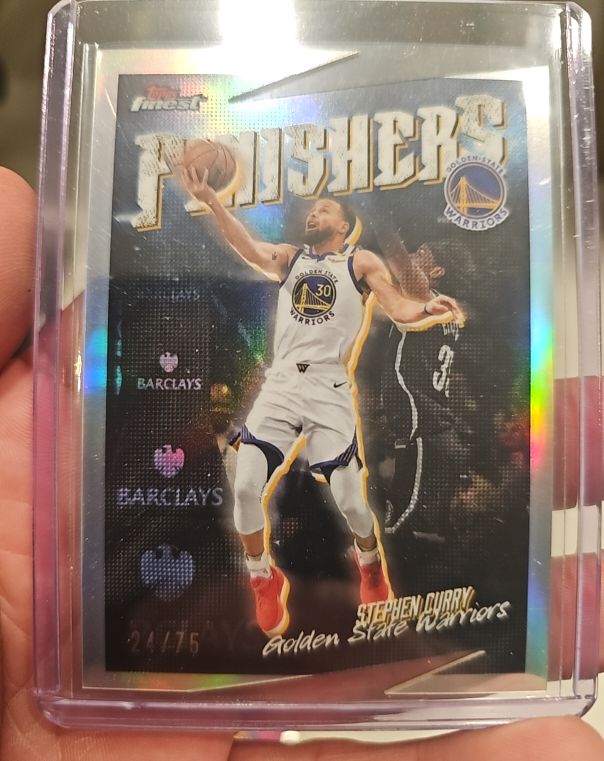 2025-26 Topps Finest Finishers #FI-4 Stephen Curry — front