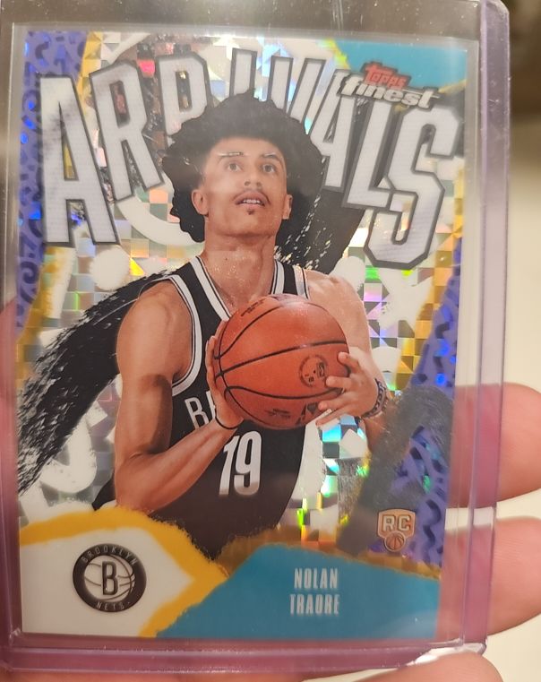 2025 Topps Finest Arrivals #A-19 Nolan Traore — front