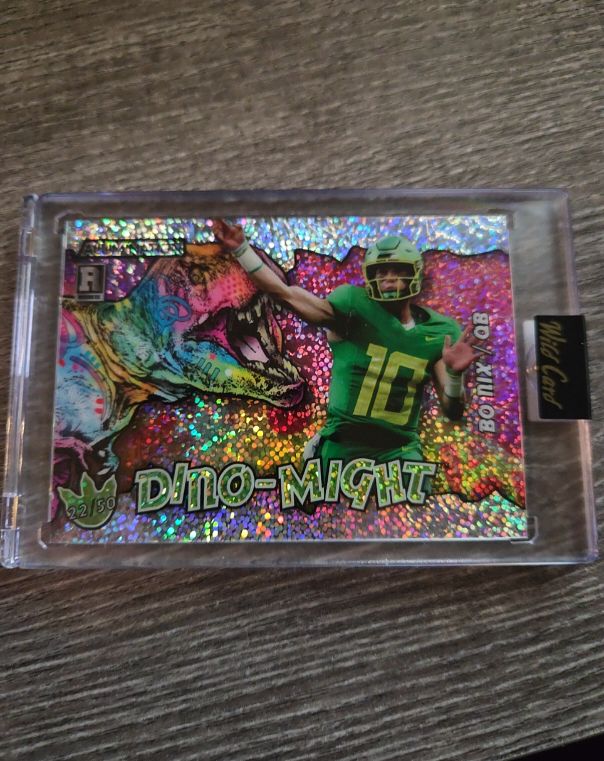 2023 Wild Card Dino-Might #AD-BN1 Bo Nix — front