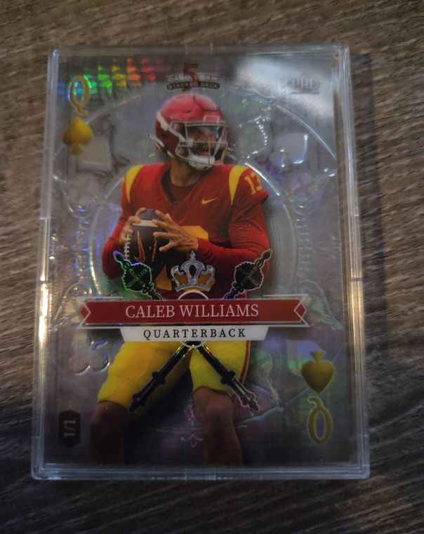 2023 Wild Card 5 Card Draw # Caleb Williams — front