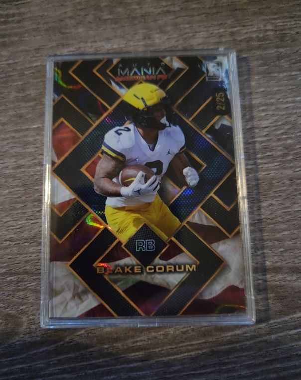 2024 Wild Card Auto Mania #2/25 Blake Corum — front