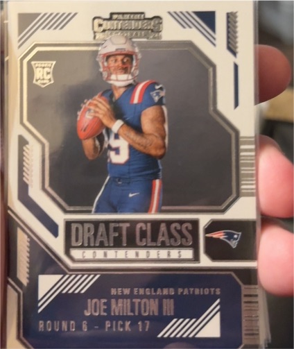 2024 Panini Contenders Draft Class #11 Joe Milton III — front