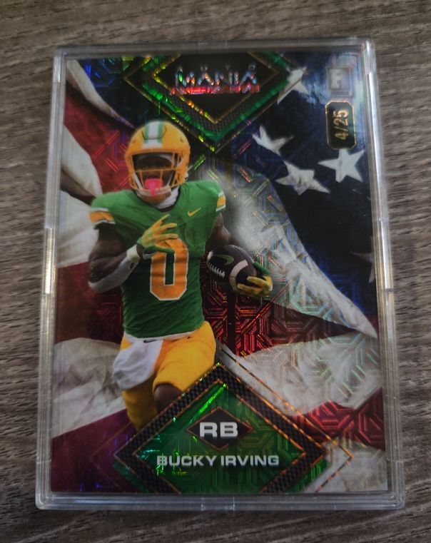 2024 Wild Card Auto Mania #AMADP-BI Bucky Irving — front