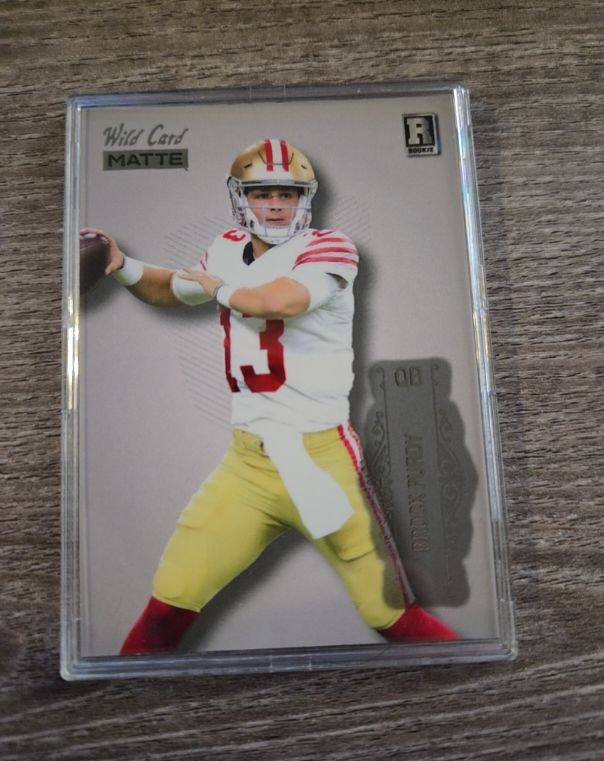 2022 Wild Card Matte #BC-BP Brock Purdy — front