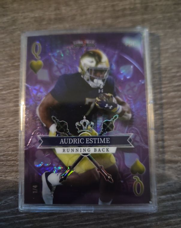 2023 Wild Card 5 Card Draw #SD-AE Audric Estime — front