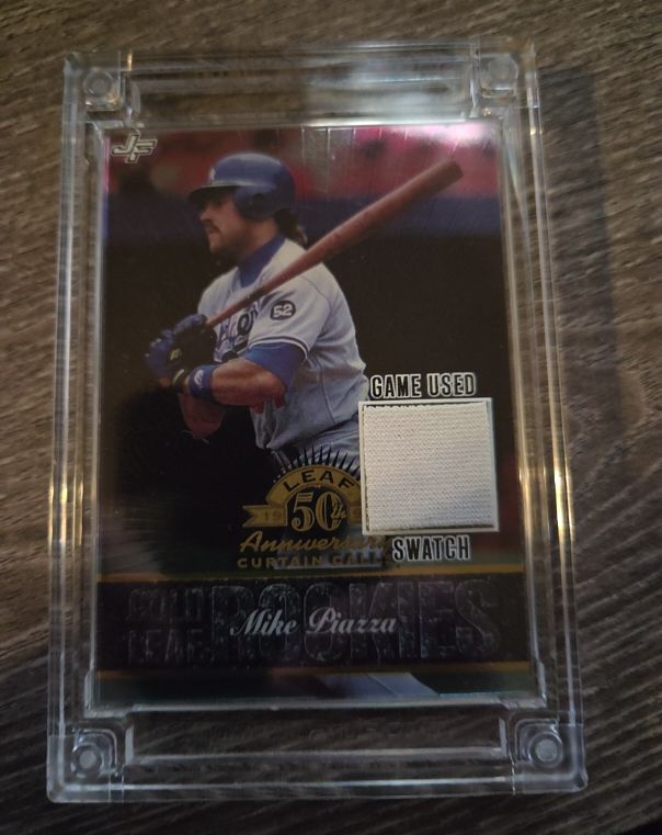 1998 Leaf 50th Anniversary Curtain Calls #152 Mike Piazza — front