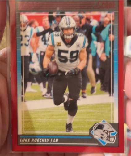 2024 Panini Score #44 Luke Kuechly — front