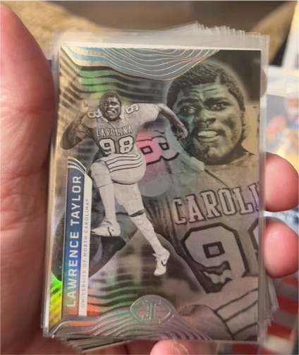 2023 Panini Chronicles Draft Picks Illusions #19 Lawrence Taylor — front