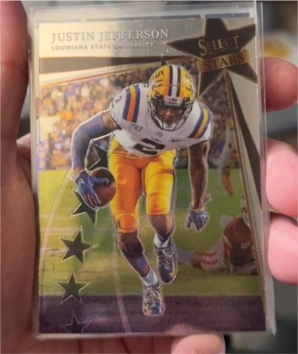2022 Panini Select Draft Picks Select Stars #SS-JJ Justin Jefferson — front