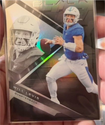 2023 Panini Chronicles Draft Picks Black #3 Will Levis — front