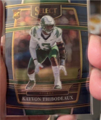 2022 Panini Select Draft Picks #1 Kayvon Thibodeaux — front