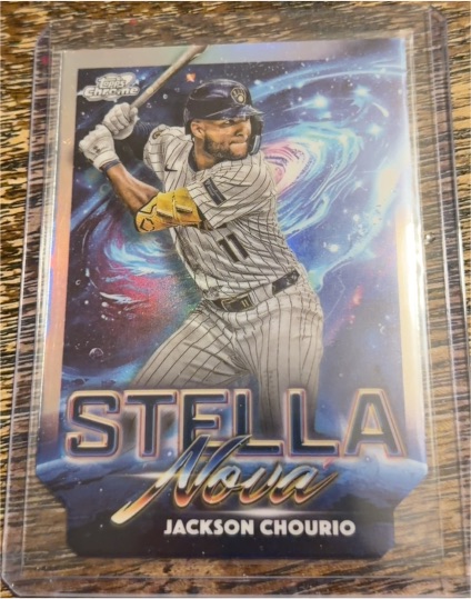 2025 Topps Cosmic Chrome Stella Nova #SN-1 Jackson Chourio — front
