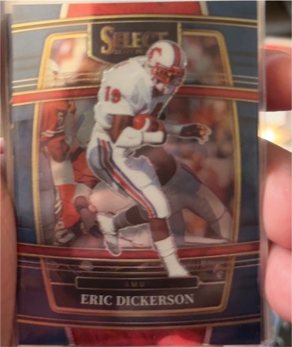 2022 Panini Select Draft Picks #71 Eric Dickerson SMU Mustangs — front